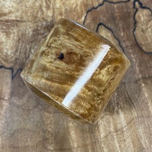 Maple Burl Butt Caps